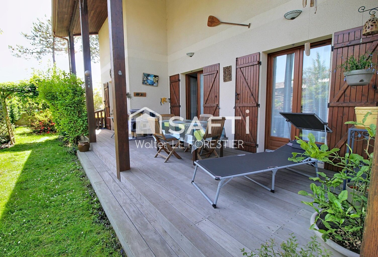MAISON T4 DE 210 m² AVEC APPARTEMENT T3 INDEPENDANT, GARAGE, TERRASSES, AU CALME. — photo 1