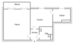 Appartement 1 Pièce 40 m² à vendre à Limoges (87100)