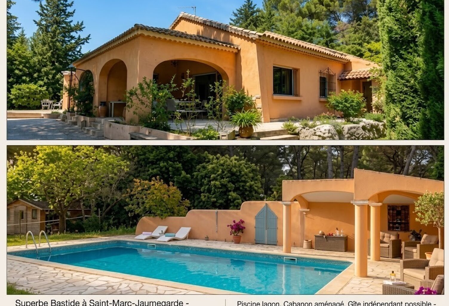 Saint-Marc-Jaumegarde — Propriété de charme avec piscine & dépendances à fort rendement locatif (10 min d'Aix) — photo 1