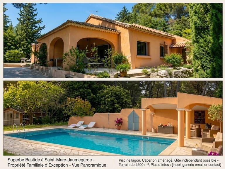 Saint-Marc-Jaumegarde — Propriété de charme avec piscine & dépendances à fort rendement locatif (10 min d'Aix) — photo 1