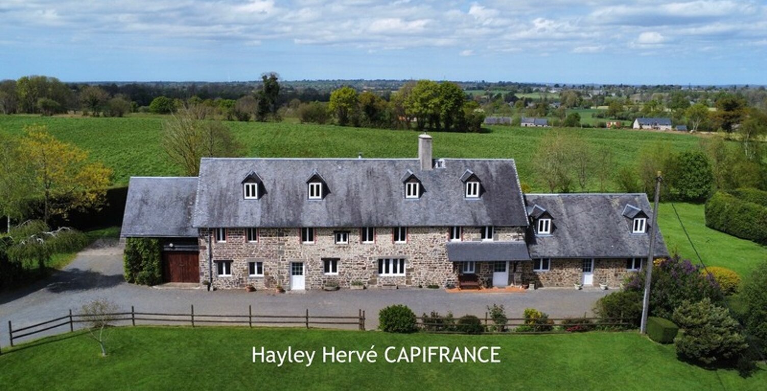ENSEMBLE IMMOBILIER - ACTIVITE TOURISTIQUE- A VENDRE – MAISON + 3 GÎTES – PISCINES – 1 HA - VILLEDIEU-LES-POÊLES (MANCHE, NORMANDIE) (50) — photo 1