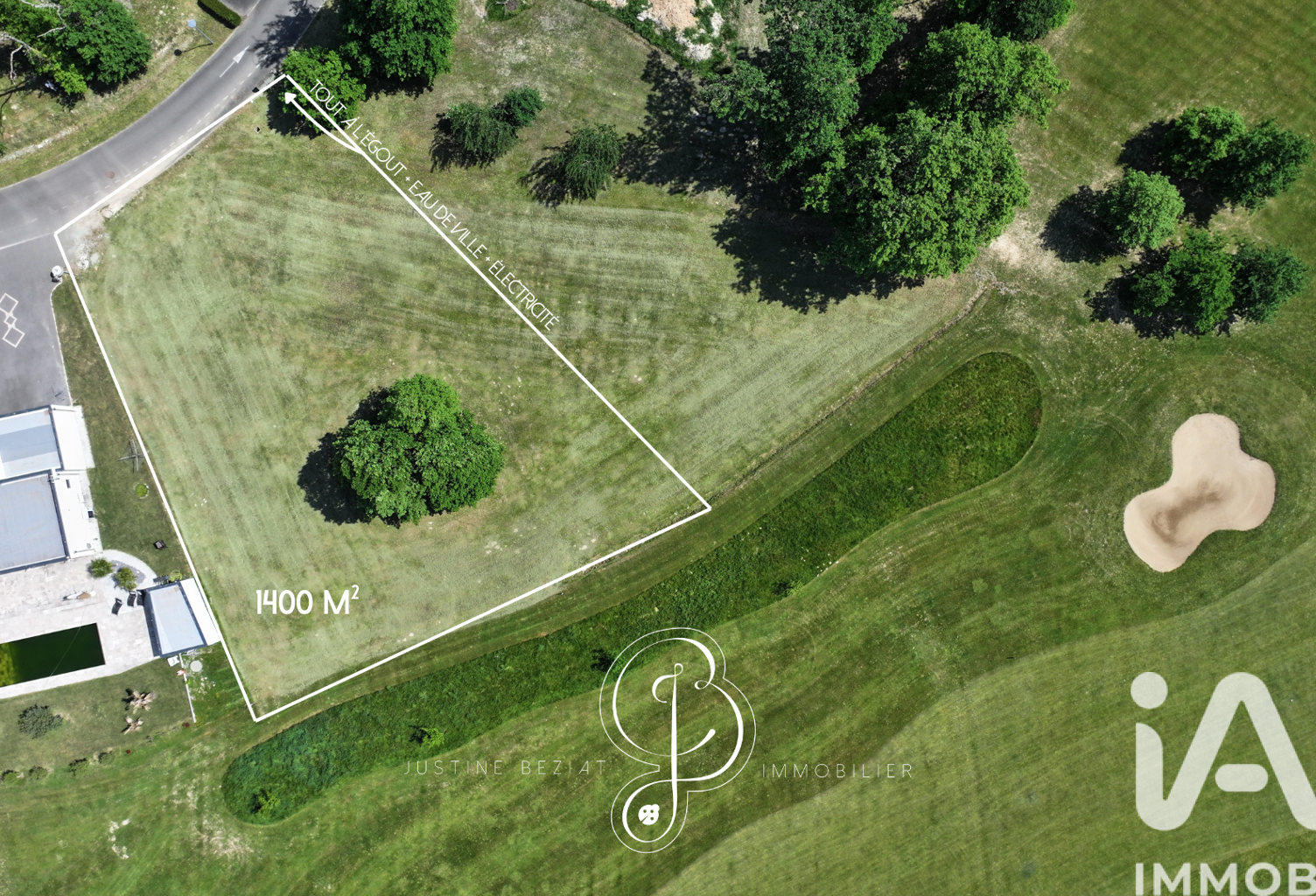 Vente Terrain à bâtir 1 400 m&sup2; — photo 1
