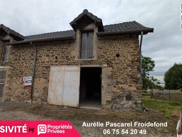 * EXCLUSIVITE * ARNAC - POMPADOUR (19230) : Grange en pierre à rénover en Maison - ENV. 140m² - terrain de 388m2 - 49 990 — photo du bien