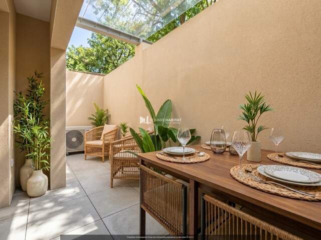 AIX-EN-PROVENCE SECTEUR SET CLUB | STUDIO  CLIMATISE AVEC TERRASSE, PARKING ET CAVE | DPE A — photo du bien