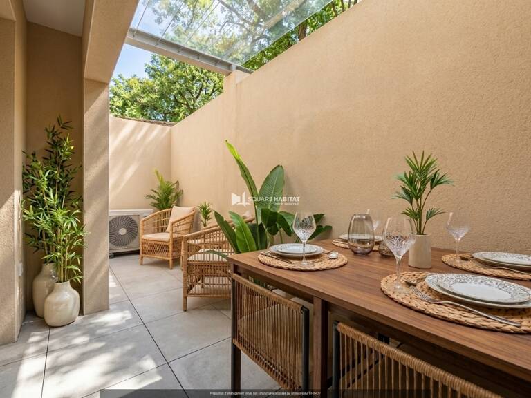 AIX-EN-PROVENCE SECTEUR SET CLUB | STUDIO  CLIMATISE AVEC TERRASSE, PARKING ET CAVE | DPE A — photo 1