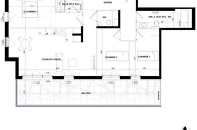 Appartement 4 pièces 629666 €