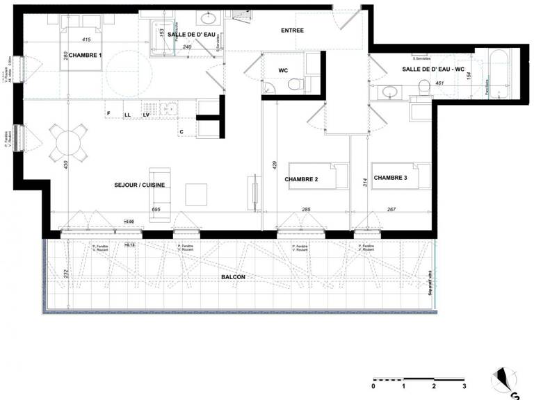 Vente Appartement 4 pièces — photo 1