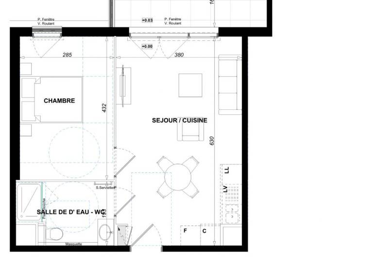 Vente Appartement 2 pièces — photo 1