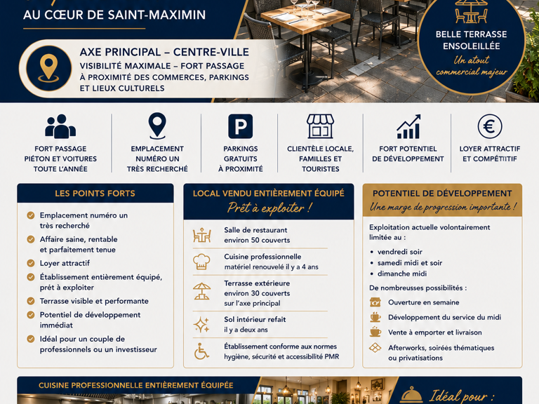 Vente Restaurant 100 m&sup2; — photo 1