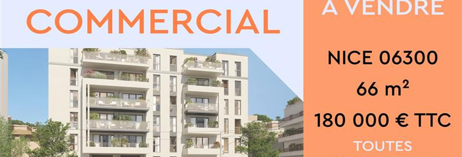 Commerce  66 m² à vendre à Nice (06300)