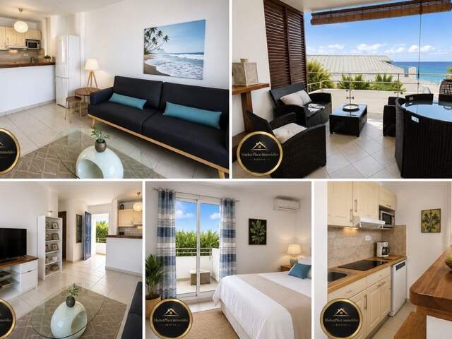 Appartement meublé avec vue océan à Saint-Gilles-les-Bains — photo du bien