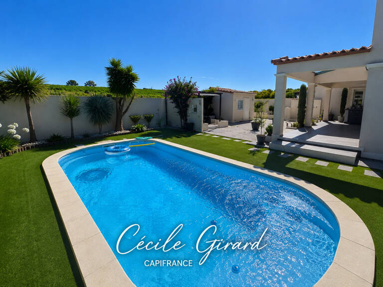 Exclusivité ! Maison à vendre 5 pièces SAUVIAN (34) piscine, garage, sans vis à vis, proche de la mer, état irréprochable — photo 1