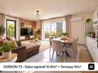 Dernier étage T3/T4 avec terrasses et vue mer — photo 3