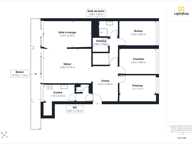 Appartement traversant de 5 pièces, 87,25 m², balcon, lumineux, Rue Jean Baptiste Charcot, Courbevoie — photo 3