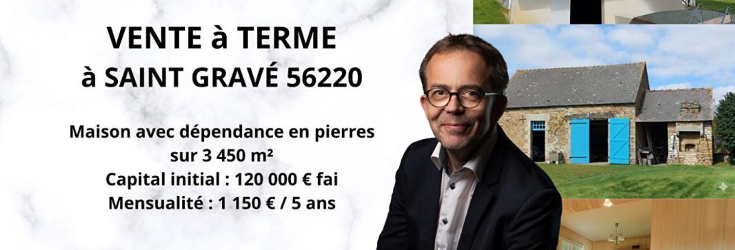 Maison 7 Pièces 105 m² à vendre à Saint-Gravé (56220)