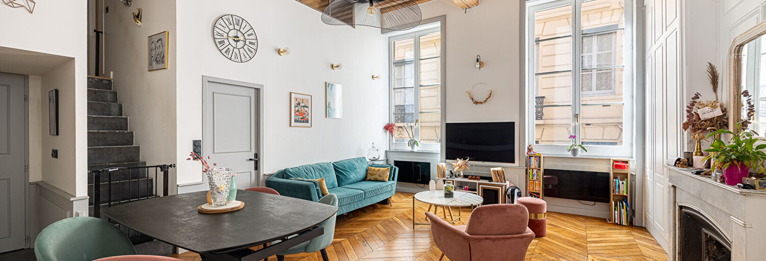 Appartement 3 Pièces 75 m² à vendre à Lyon 1 (69001)