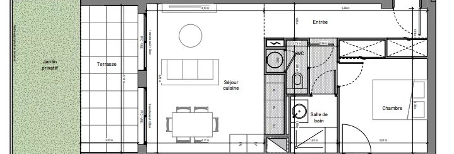 Appartement 2 Pièces 48 m² à vendre à Uzès (30700)
