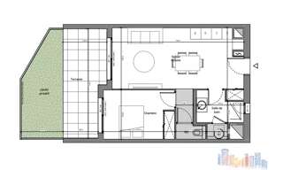 Appartement 2 Pièces 46 m² à vendre à Uzès (30700)