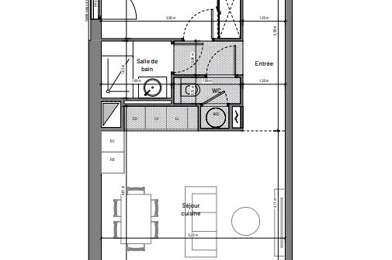 Appartement 2 pièces 255000 €