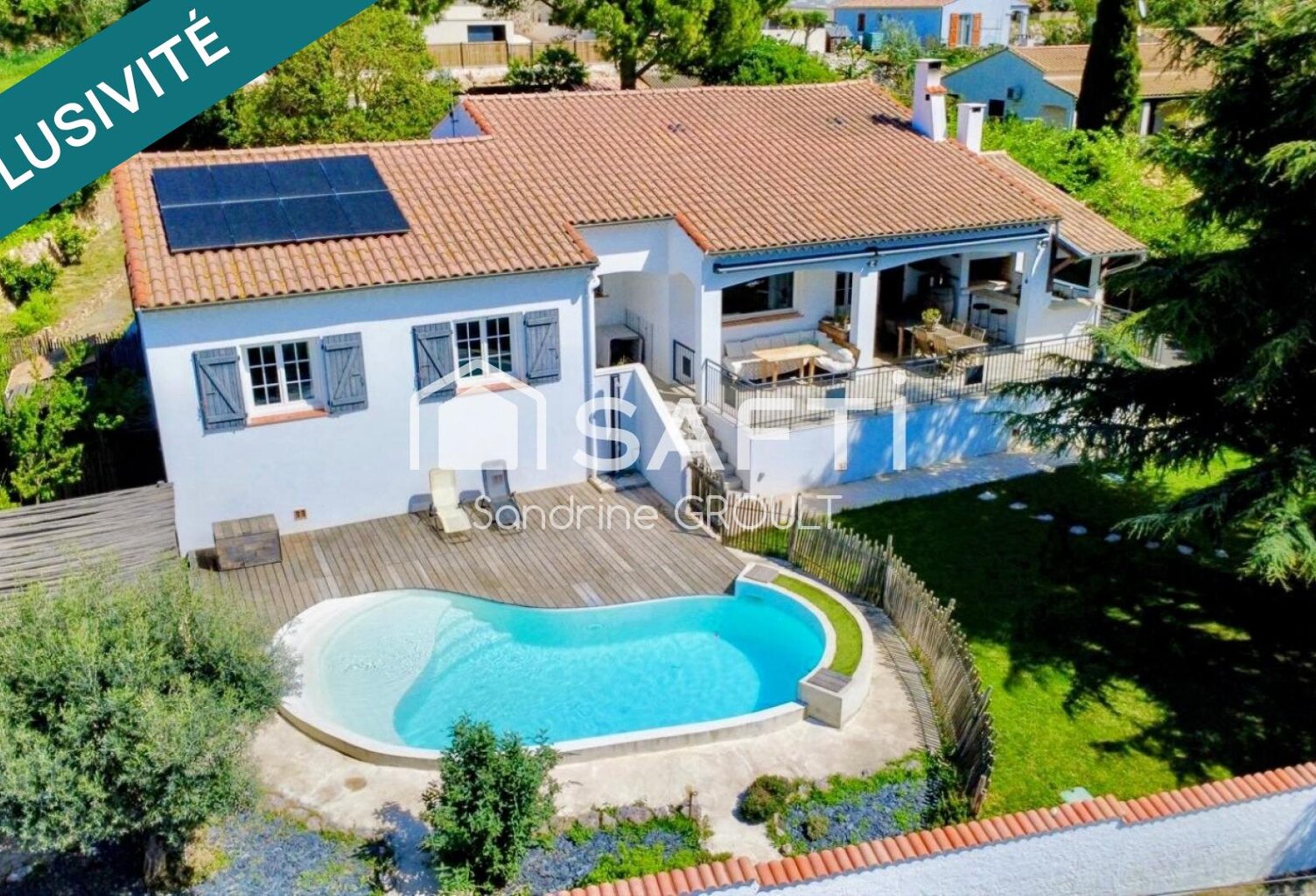 MAGNIFIQUE VILLA PLAIN PIED de 180m² avec VUE DÉGAGÉE — photo 1