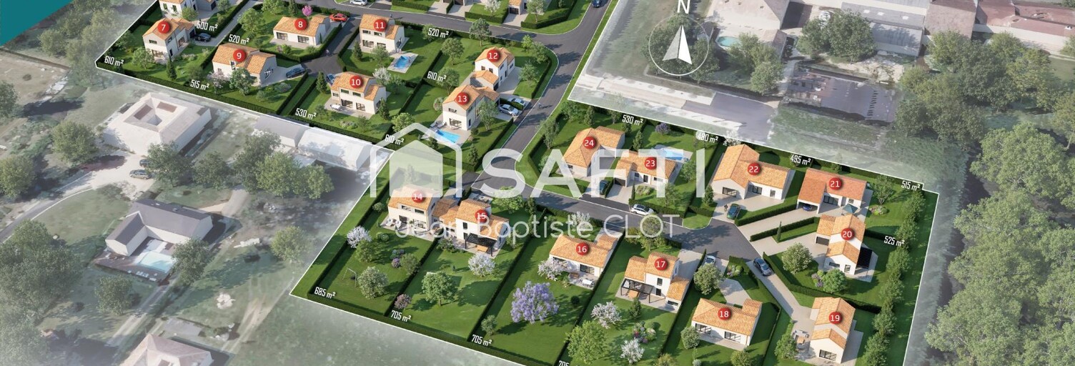 Terrain  460 m² à vendre à Saint-Pierre-d'Aurillac (33490)