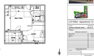 Appartement 2 Pièces 42 m² à louer à Jassans-Riottier (01480)