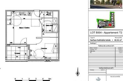 Appartement 2 pièces 620 €