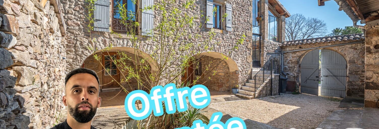 Maison 9 Pièces 229 m² à vendre à Lachapelle-sous-Aubenas (07200)