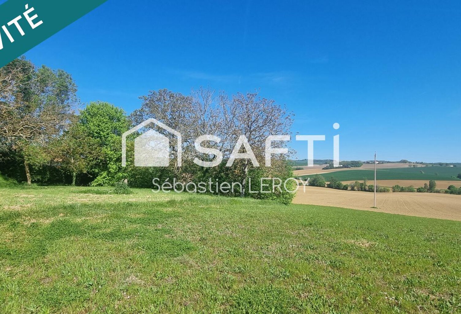 Terrain plat au calme à Marignac avec vue dégagée. — photo 1
