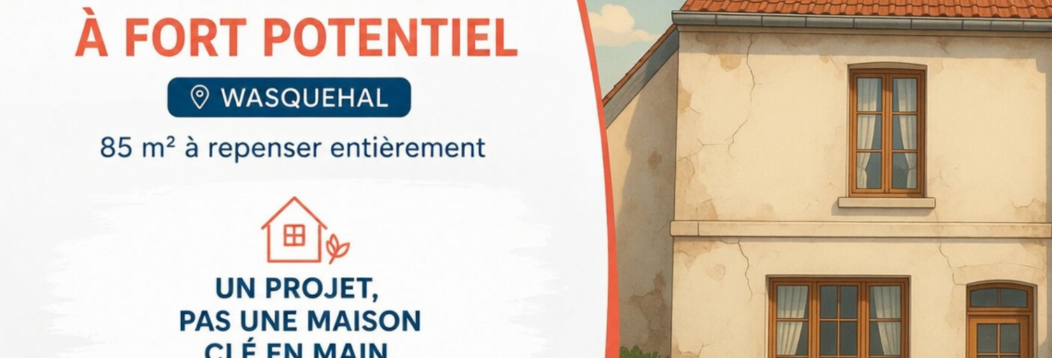 Maison 4 Pièces 85 m² à vendre à Wasquehal (59290)
