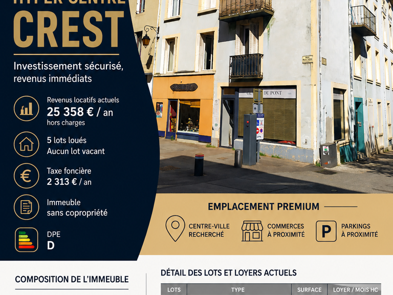 Vente Immeuble 230 m&sup2; — photo 1