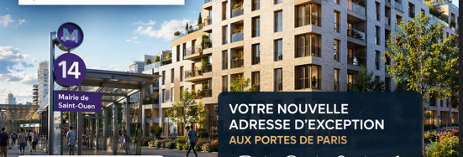 Appartement 2 Pièces 66 m² à vendre à Saint-Ouen-sur-Seine (93400)