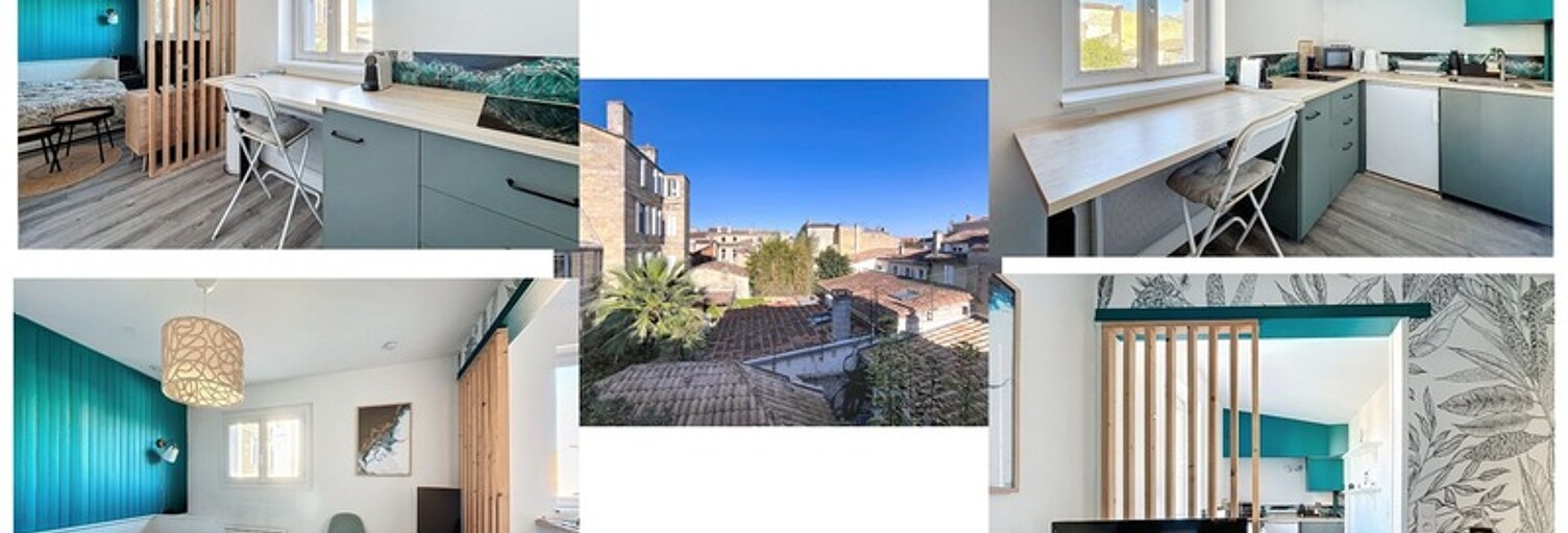 Appartement 1 Pièce 17 m² à vendre à Bordeaux (33000)