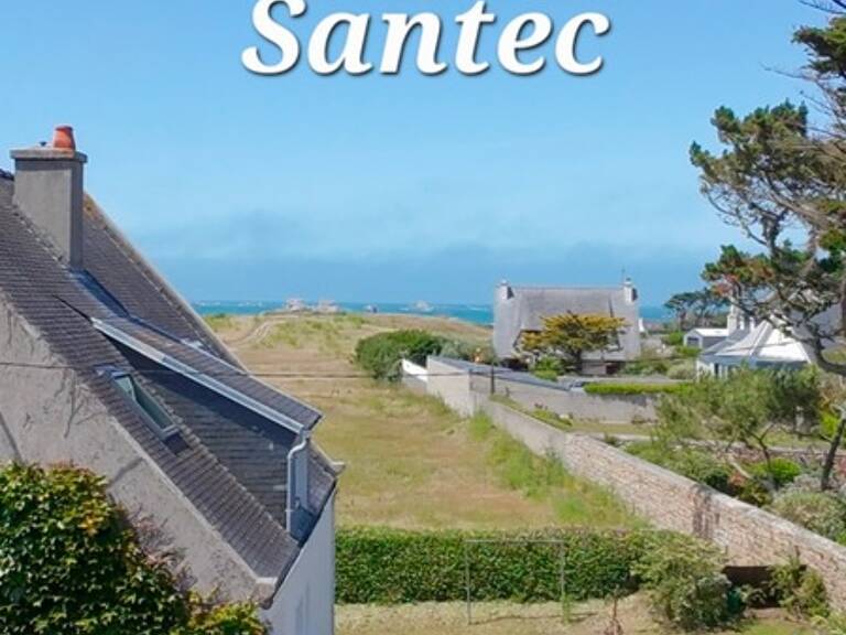 SANTEC : Coup de coeur de 110m² charme des années 50 vue mer et jardin clos — photo 1