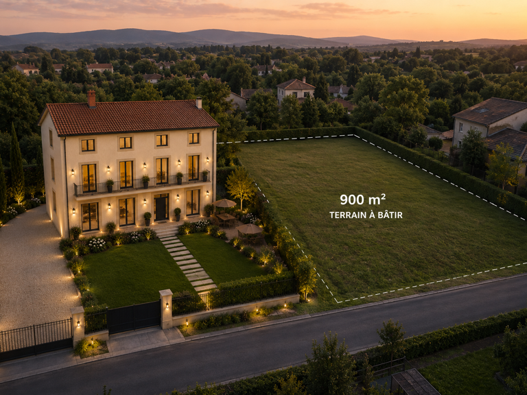Ensemble immobilier avec maison 200m2 + terrain constructibl — photo 1