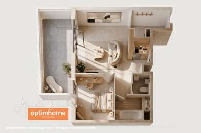 Appartement 2 pièces 263000 €
