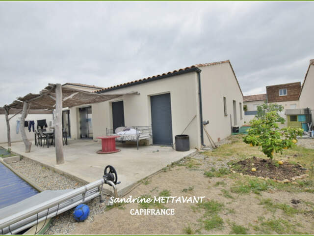 Villa contemporaine de plain pied, 6PC,  à vendre  SAINT THIBERY (34) — photo du bien