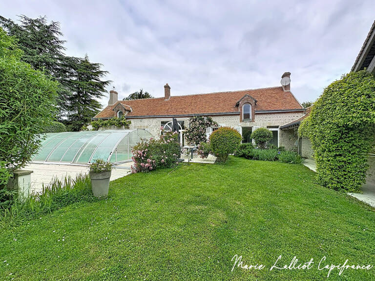 Propriété Pierres apparentes, 242m², 5 chambres, Dortoir enfant et mezzanine, Loiret, Piscine, Jacuzzi, Terrain de tennis, Garage, CarPort — photo 1