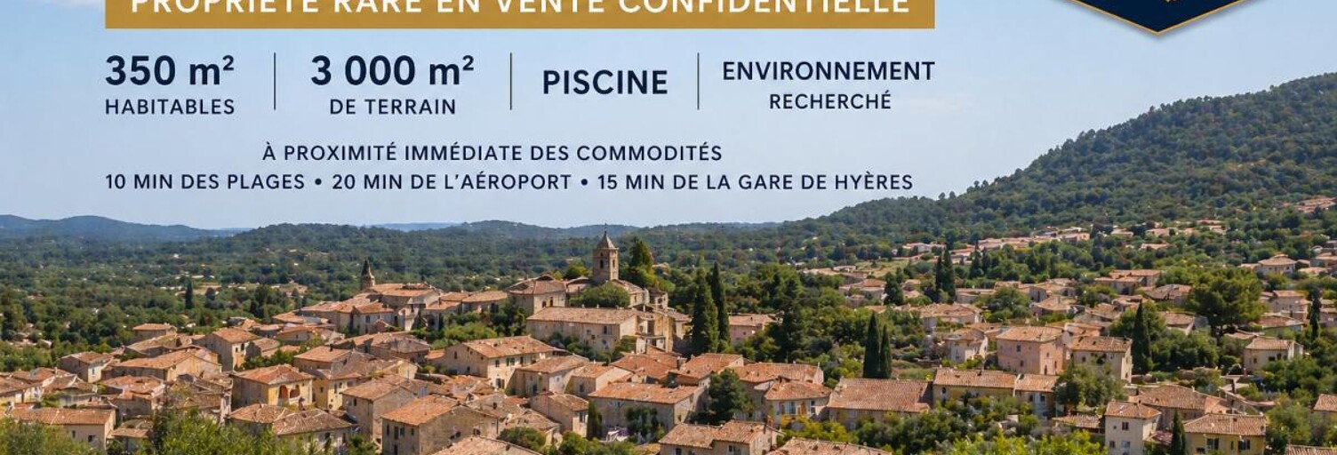 Maison 8 Pièces 350 m² à vendre à La Crau (83260)