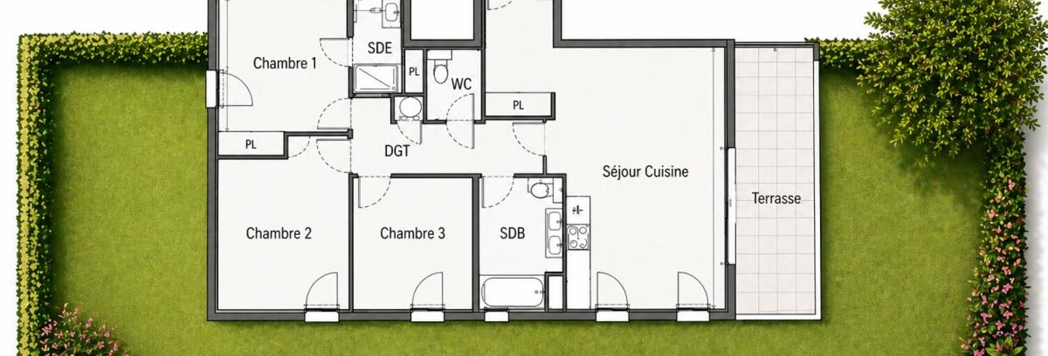 Appartement 4 Pièces 87 m² à vendre à Toulon (83000)