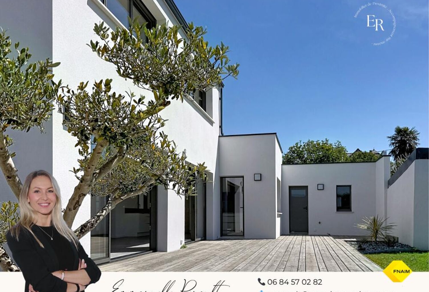 Maison contemporaine 2026 · Belle vie de plain pied · Terrain 740 m² · À pied de la gare · AURAY — photo 1