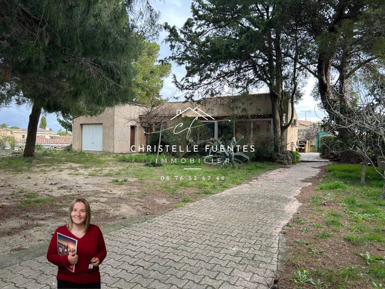 HÉRAULT - POUSSAN (34560) -MAISON T3/4 - 75 M² -GARAGE - PISCINE COUVERTE - GRAND TERRAIN DIVISIBLE ? À RÉNOVER — photo 1