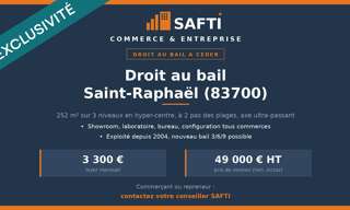 Commerce  252 m² à vendre à Saint-Raphaël (83700)
