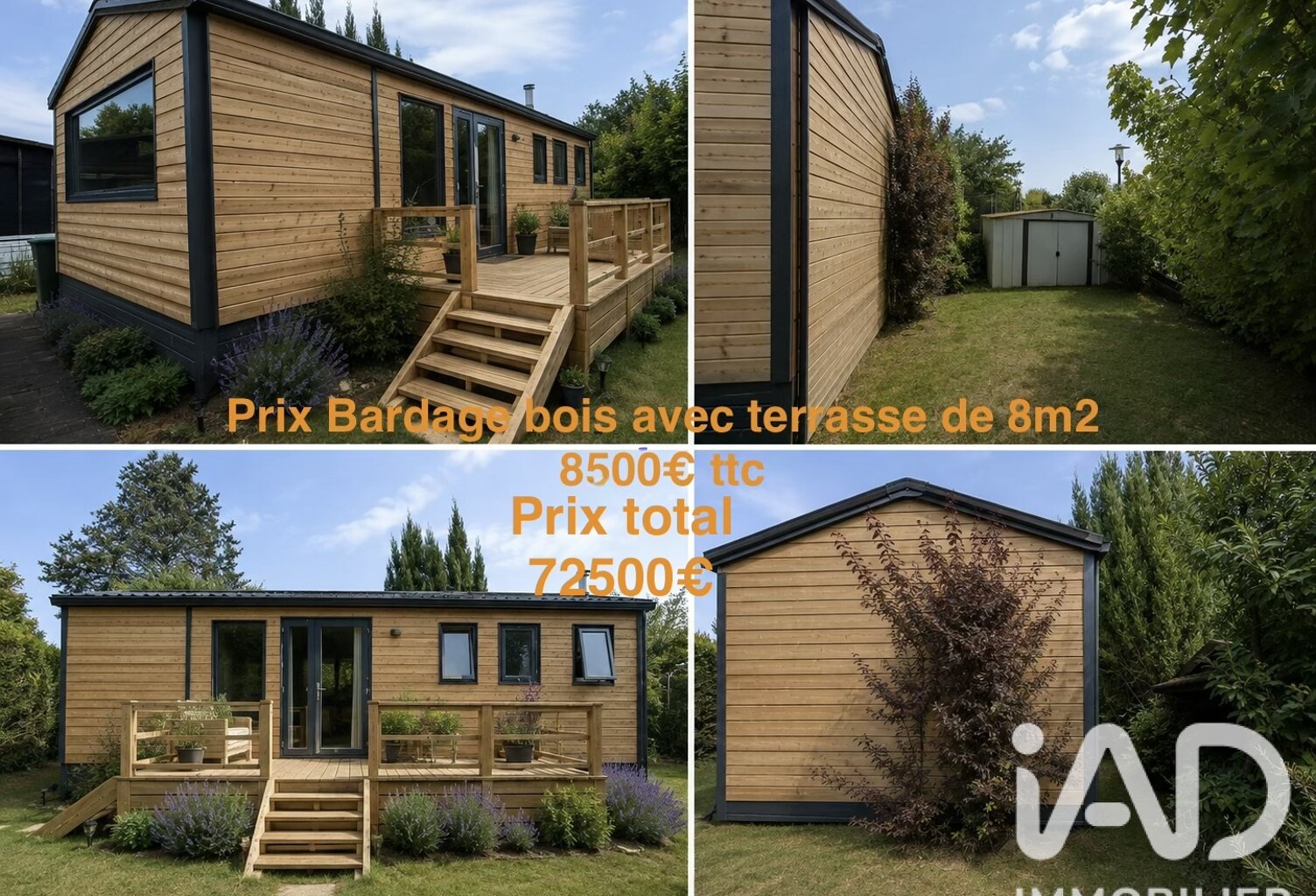 Vente Bungalow 3 pièces — photo 1