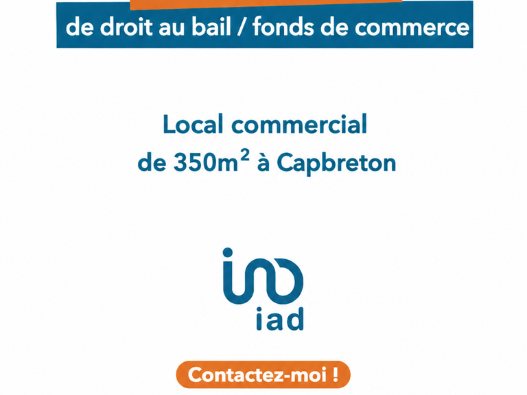 Vente Local commercial 350 m&sup2; — photo 1