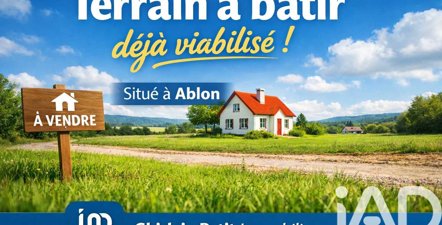Vente Terrain à bâtir 900 m&sup2; — photo 1
