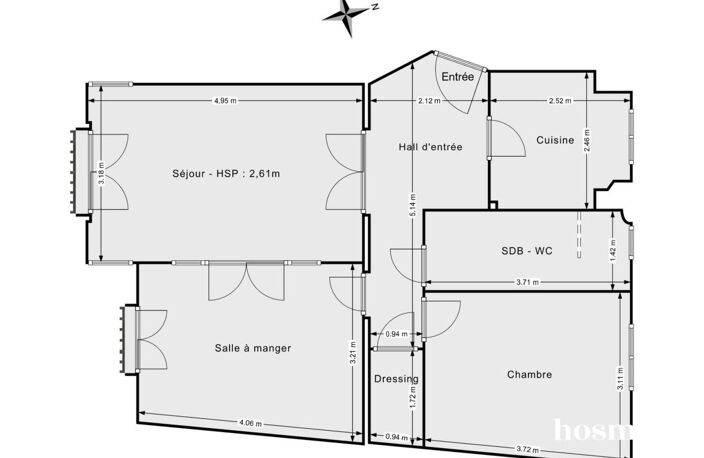 Coup de coeur ! 3 pièces traversant de 58 m² - Rue Collette, Paris 17e — photo 3