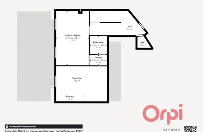Rare à Endoume (13007) - Immeuble (10 pièces- 165m2) en mono-propriété avec jardin et aperçu mer — photo 4