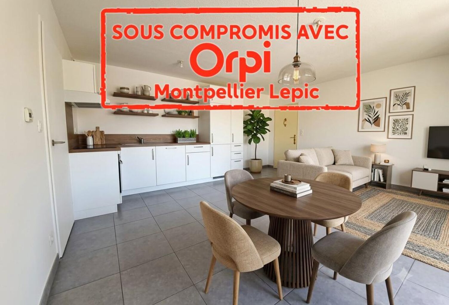 Coup de cœur :Montpellier Restanque T3 lumineux avec terrasse dans résidence de 2020 — photo 1