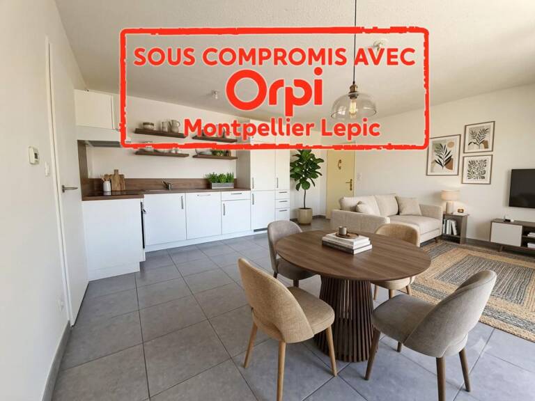 Coup de cœur :Montpellier Restanque T3 lumineux avec terrasse dans résidence de 2020 — photo 1
